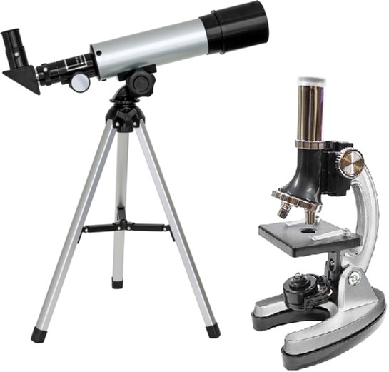 Мікроскопи, телескопи